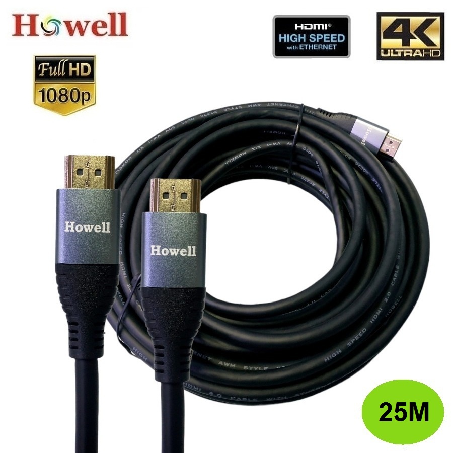 Howell Kabel hdmi 4K Versi 2.0 25m