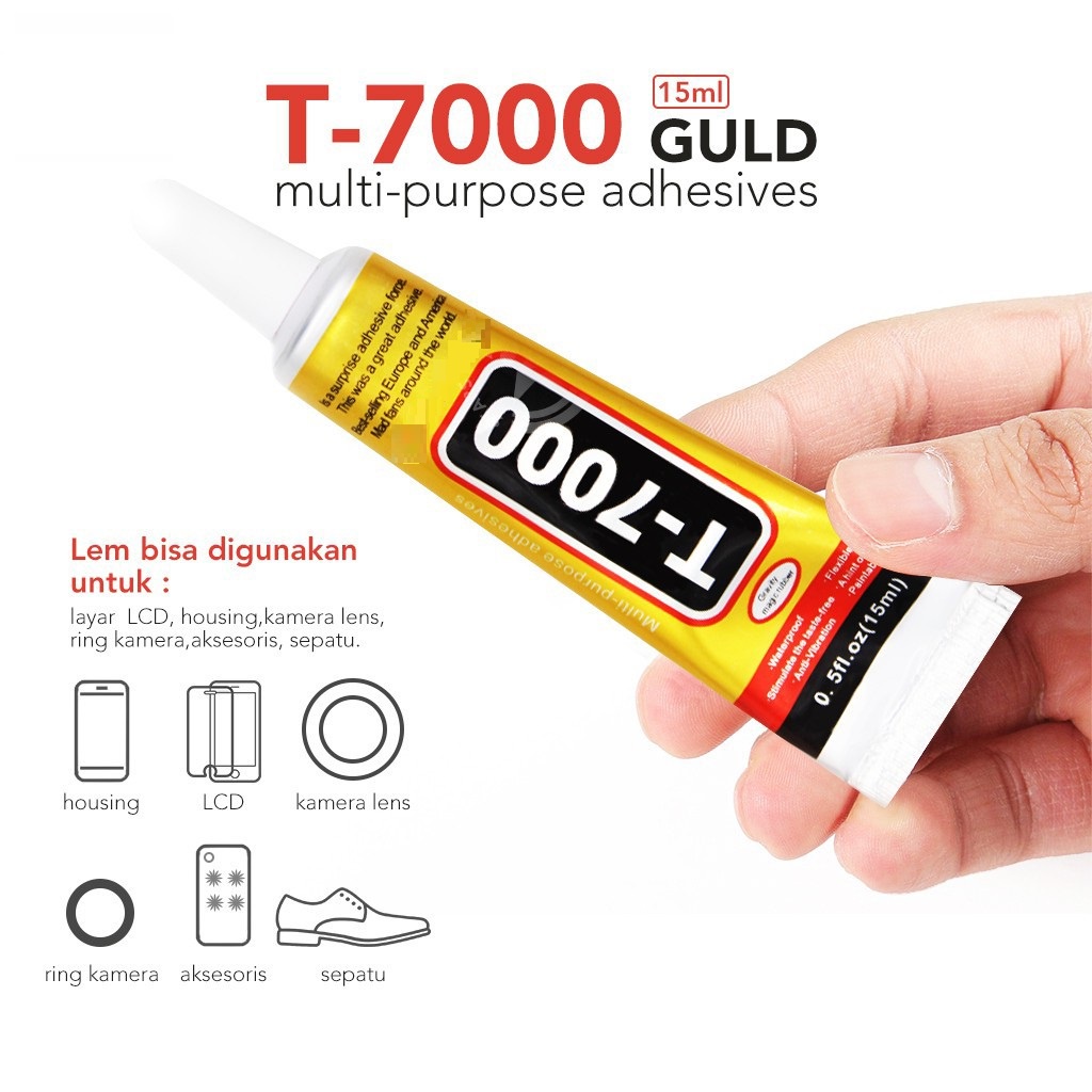 LEM LCD TOUCHSCREEN T7000 15ML MULTI PURPOSE ADHESIVE LEM SUNSHINE SERBAGUNA ALAT SERVICE