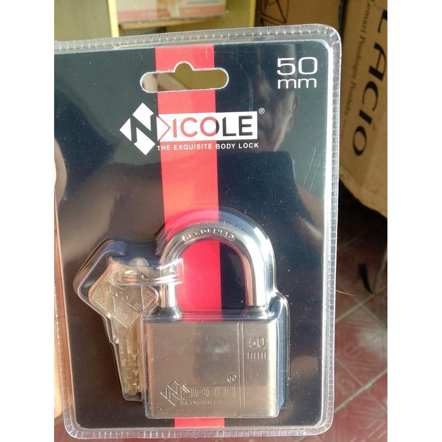 Kunci Gembok pintu pagar padlock/ Gembok short 50mm/Gembok Long 40mm