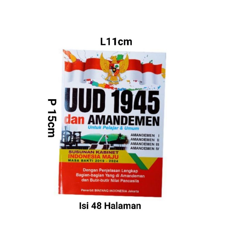 UUD 1945 &amp; AMANDEMEN Ukuran Kecil