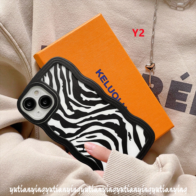 Soft Case TPU Motif Zebra Untuk Vivo Y35 Y22 Y15s V20 V23E V21 Y11 Y20 Y21 Y15A Y12s Y16 T1 Y75 Y15 Y30 Y1 Y91C Y33s Y12s Y1 Y12