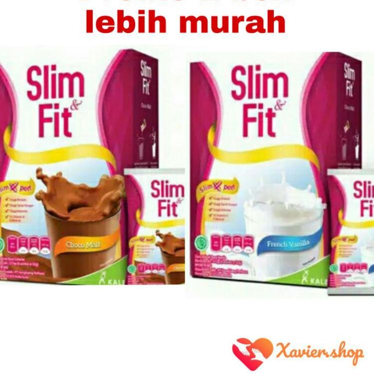 

code8p3Od--Susu Slim & Fit Milk 6x52gr Vanila atau Coklat / susu slimfit / slim n fit / slimfit