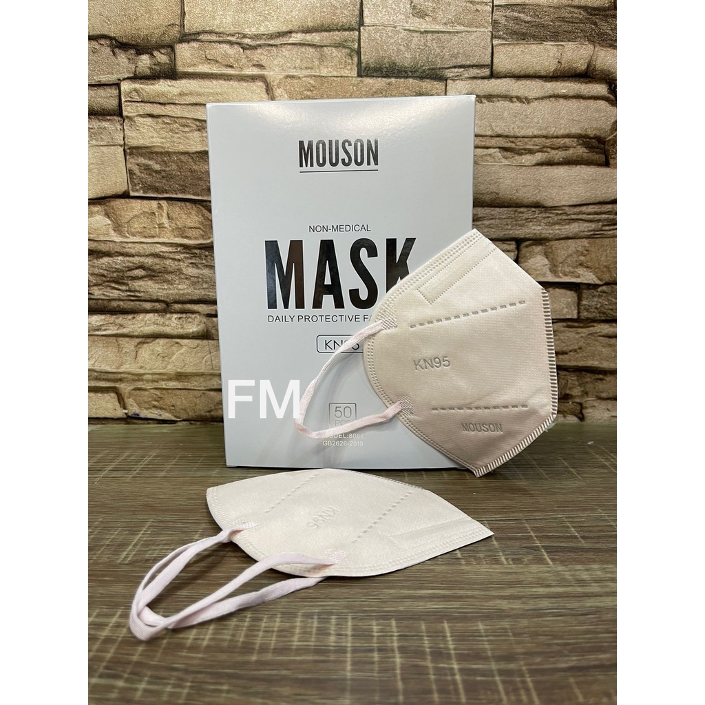 MASKER MOUSON MASK KN95 ORIGINAL ISI 50PCS