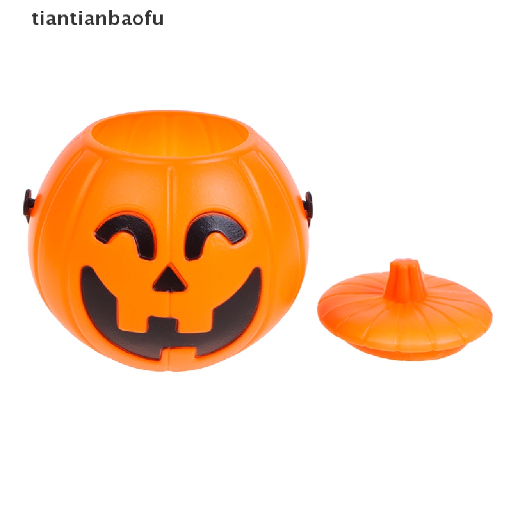 Ember Bentuk Labu Bahan Plastik Untuk Dekorasi Pesta Halloween