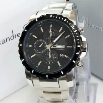 JAM TANGAN ASLI LAKI LAKI AC 6141mc PRIA SILVER ORIGINAL PREMIUM MURAH