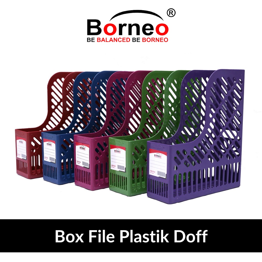 

Borneo Box File Plastik Folio - Doff