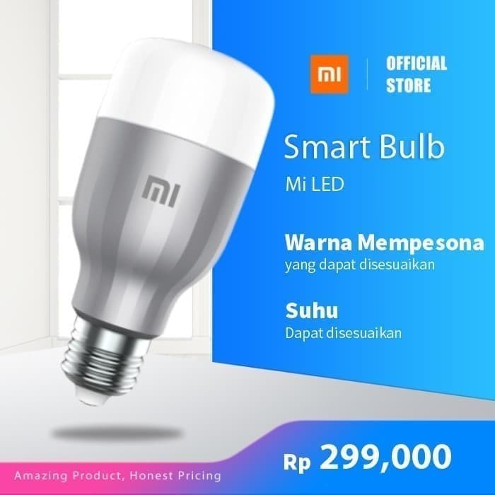 XIAOMI Mi LED Smart Bulb - Garansi Resmi
