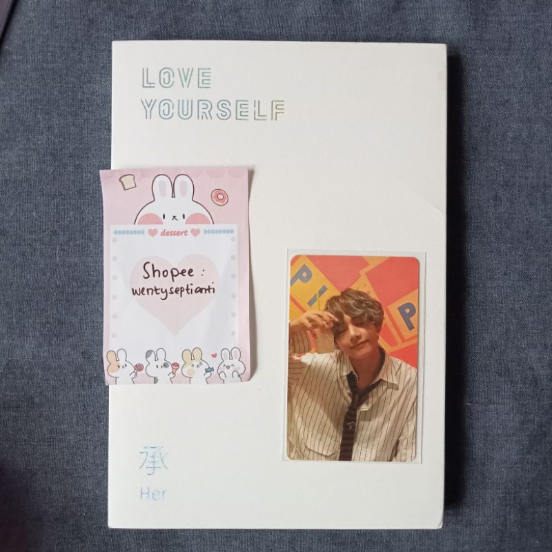album fullset unsealed love yourself ly her E taehyung v tae bts pc photocard