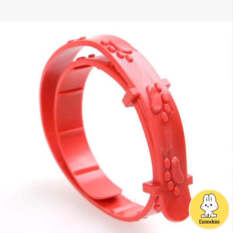 1 PCS kalung pengusir kutu perlengkapan hewan peliharaan - merah untuk -Doo