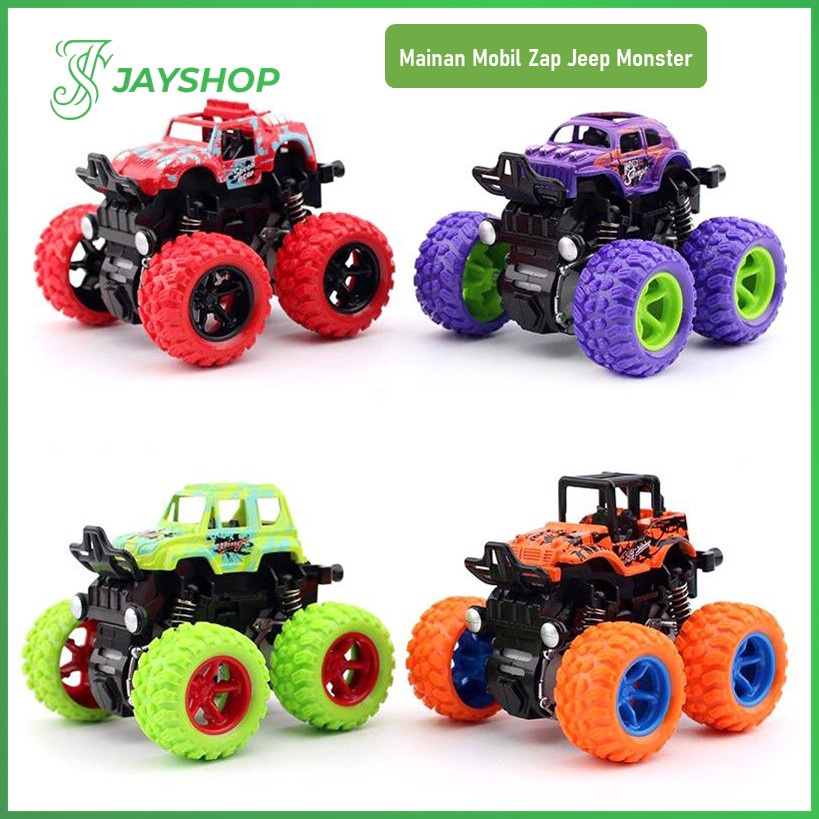 Mainan Mobil Zap Monster Mainan Anak Mobil Mobilan Monster Zap 4 Roda Besar