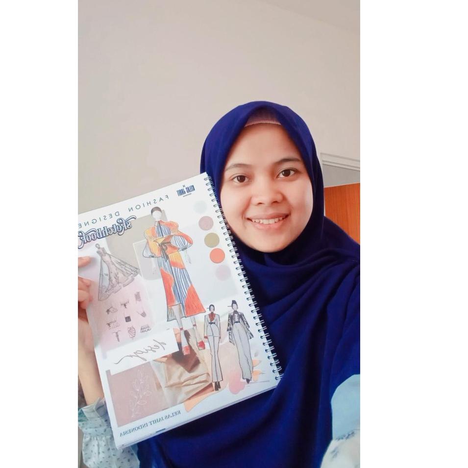 

(PROMO B0B93) Buku Fashion Designer Sketchbook Style Figure Drawing Desain Fashionary ❈