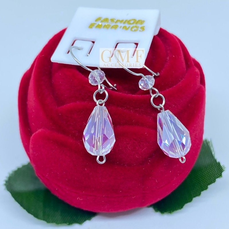 Anting Monel Mote Kristal Ada Banyak Macam Anting Anak-Anak Dewasa Anti Karat Stainless Steel