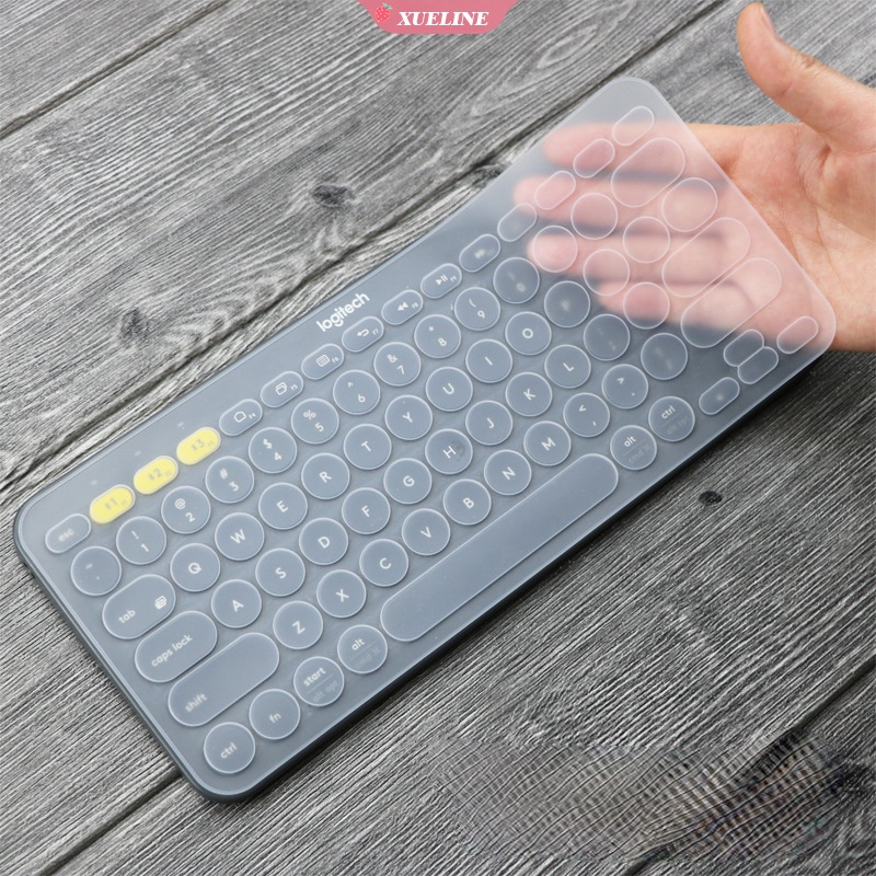 Logitech K380 Cover Pelindung keyboard Wireless Bahan Silikon Anti Debu / Air Ukuran ZXL