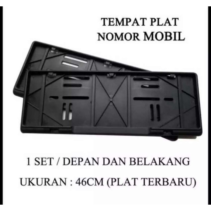Dudukan Plat Cover Plat Nomer Tatakan Plat Nomer Mobil Avanza Rush Jazz Xpander Dll
