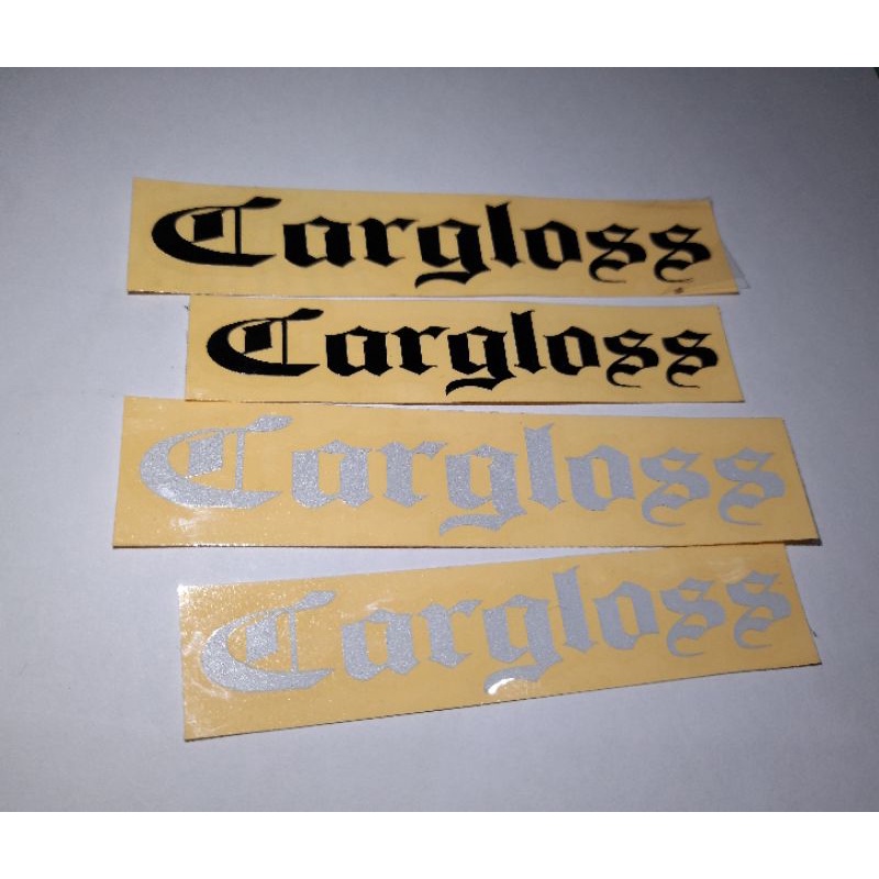 STIKER HELM CARGLOSS / STIKER TIMBUL CARGLOSS / STIKER CARGLOSS