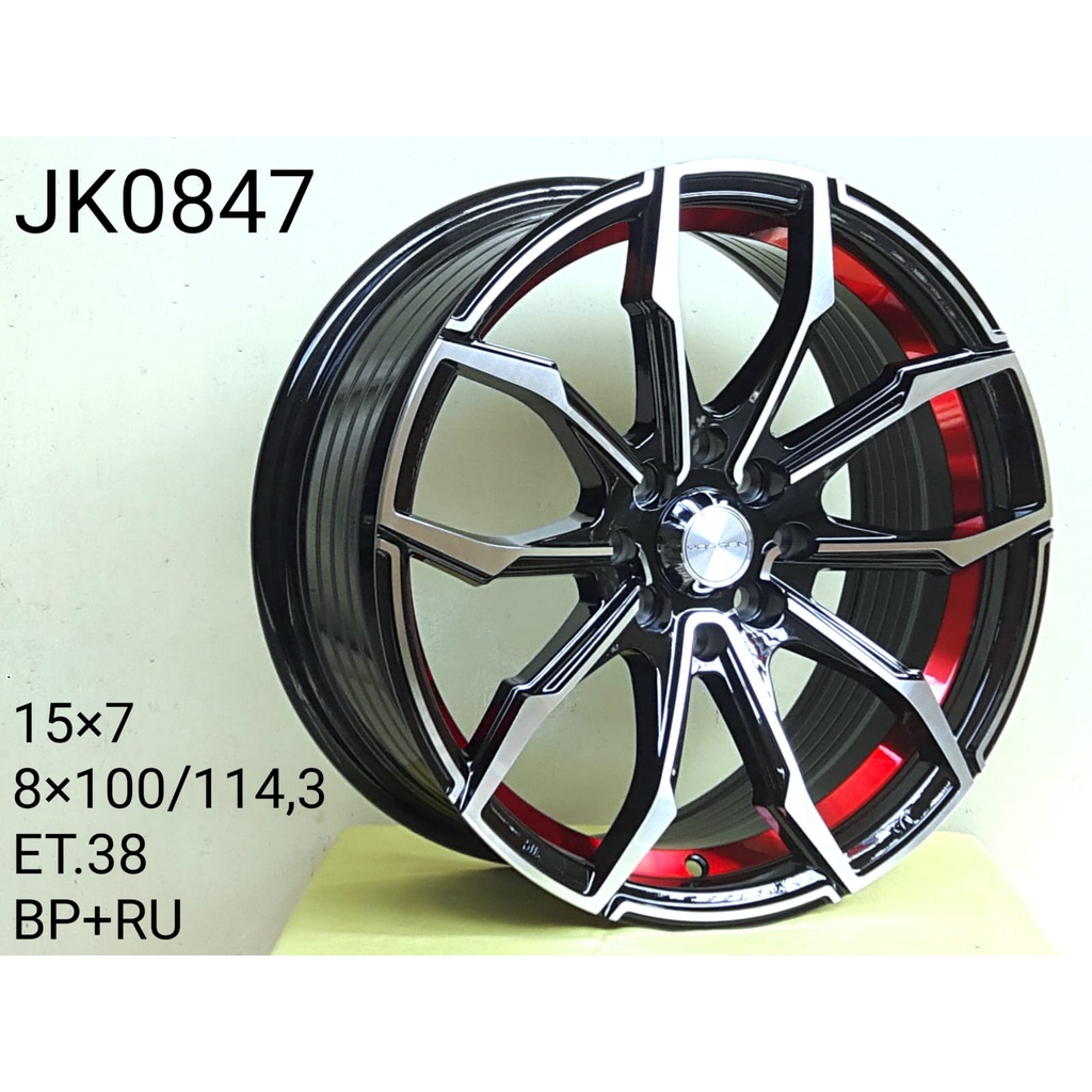 Velg Mobil Vossen JK0847 R15 x 7 Pcd 4x100 .. 4x114.3 Et 38