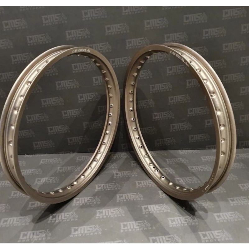 Velg veleg pelek lingkar aloy alloy velek crv 17 140 18 160 bronze coklat kilat excel