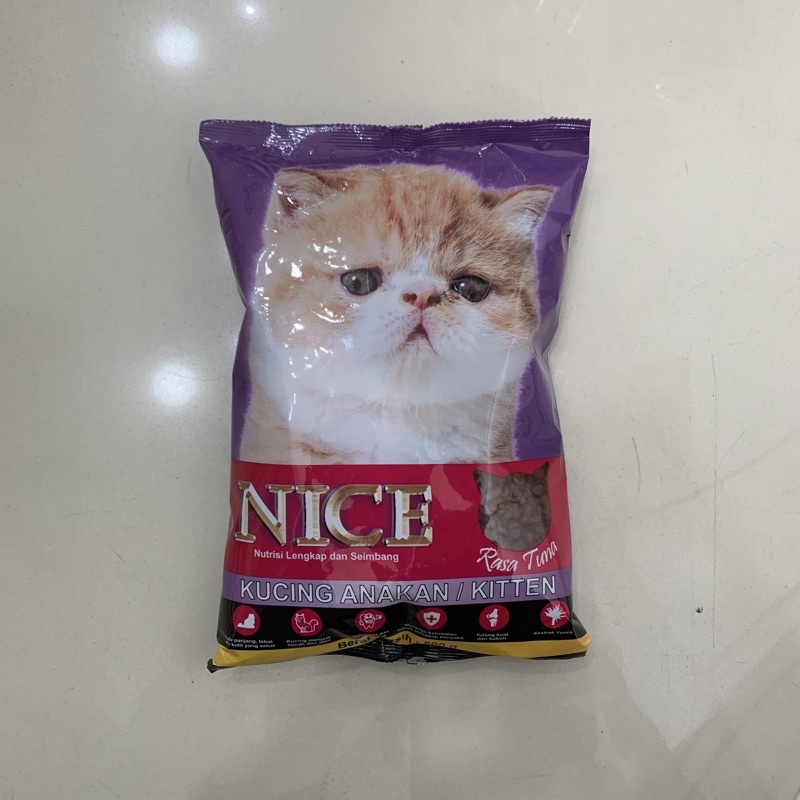 Makanan Kucing NICE CAT Kitten Tuna 500g