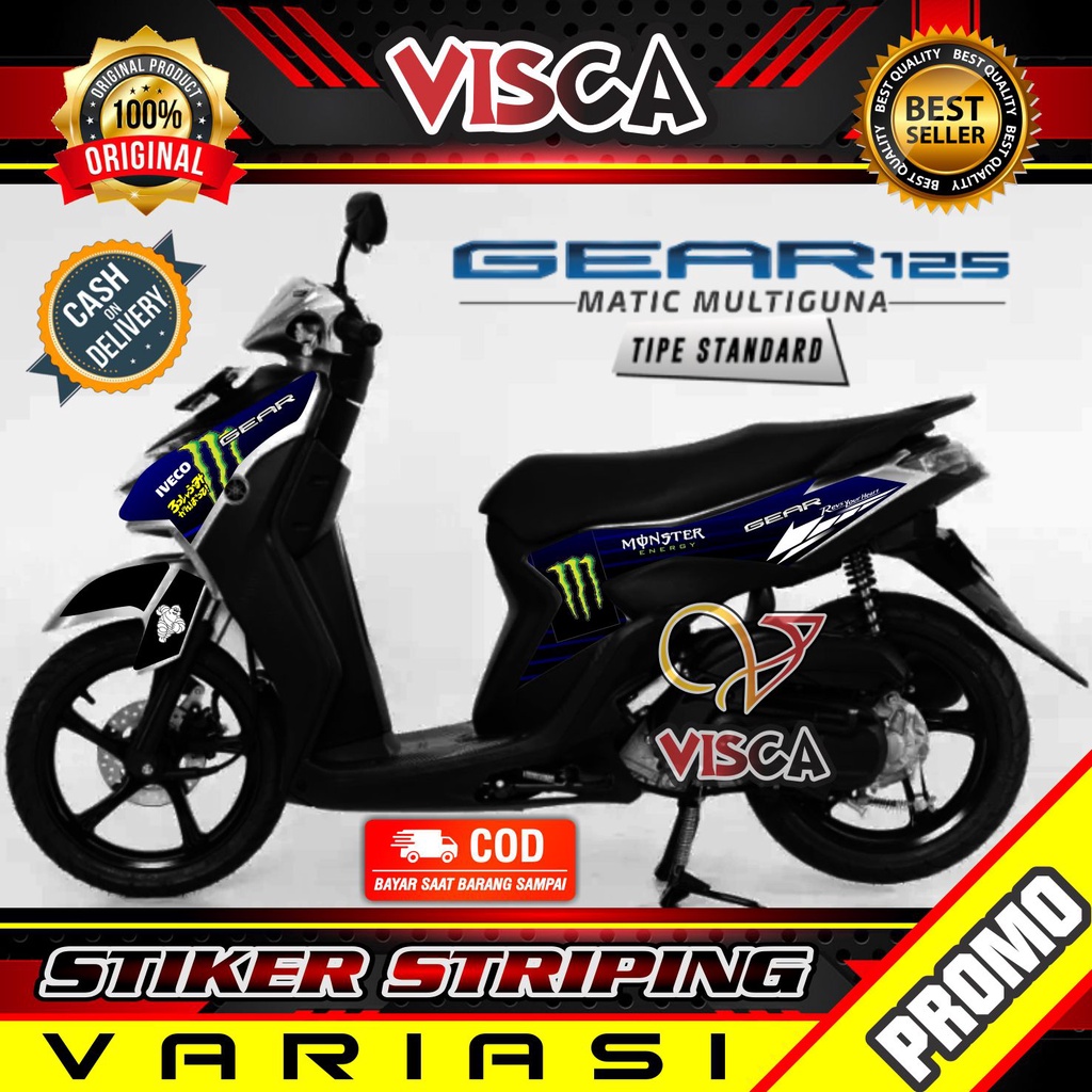 Stiker Motor Yamaha Gear 125 Striping Gear 125 Stiker Yamaha Gear 125 Striping Yamaha Gear 125 M.E