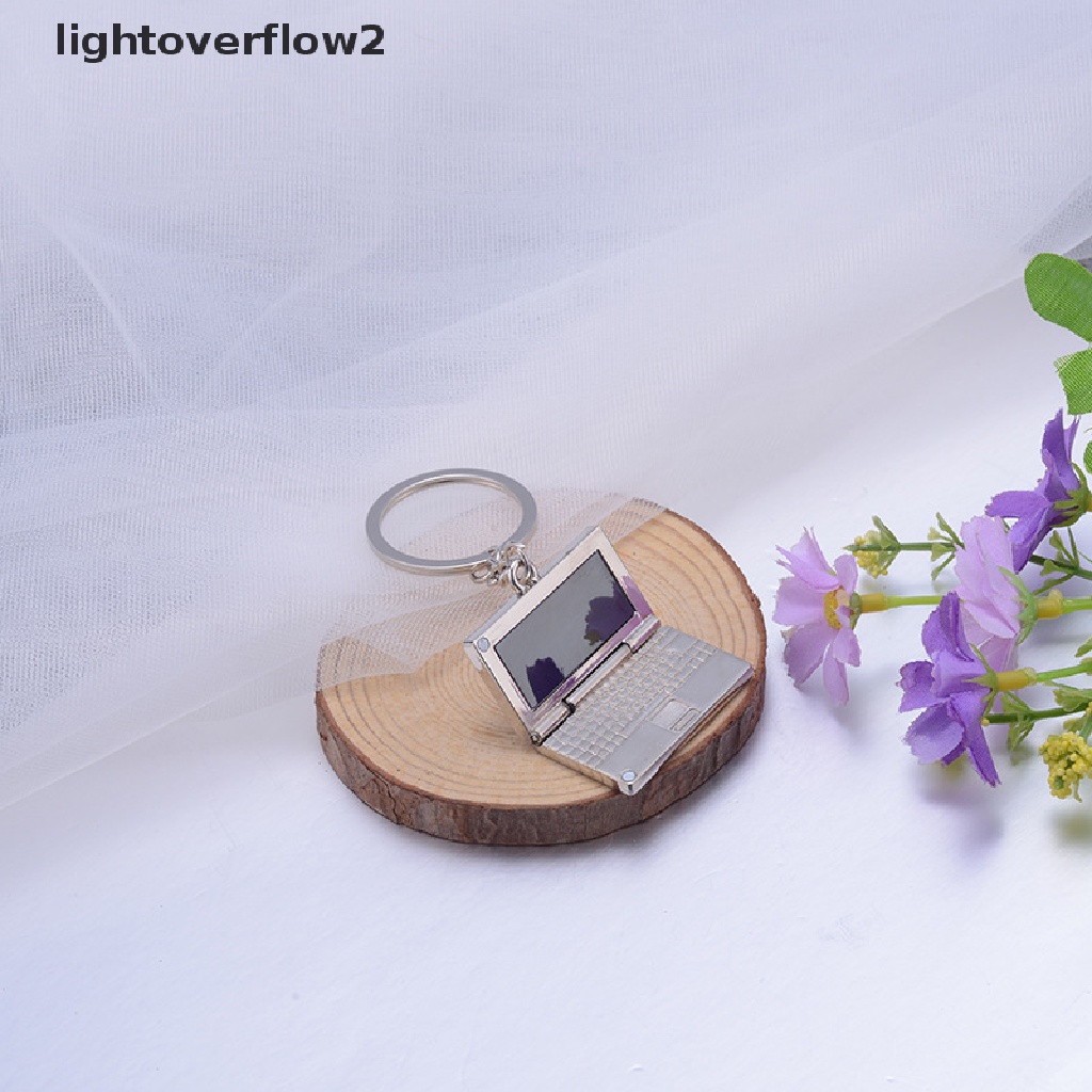 (lightoverflow2) Gantungan Kunci Mobil / Tas / Komputer / Notebook Bahan Metal
