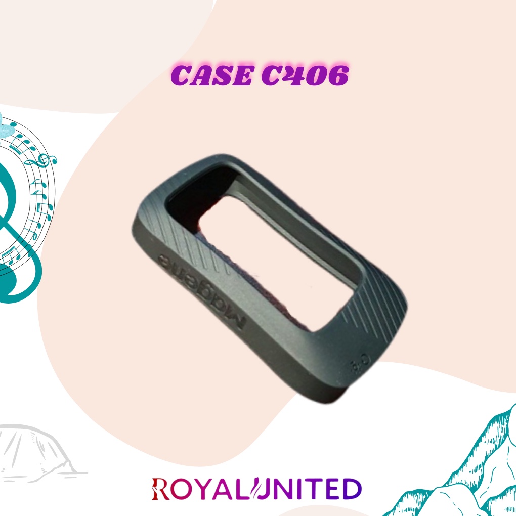 Cover Magene C406 Original Case Silicone - Hitam HIGH QUALITY
