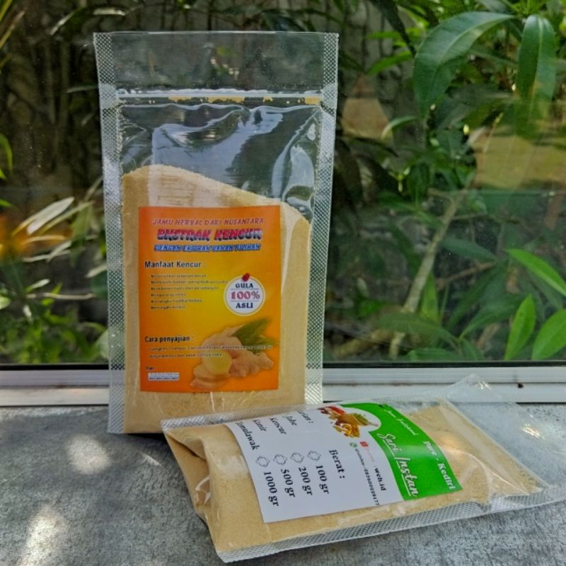 

BUBUK EKSTRAK SARI KENCUR 100% GULA ASLI varian 100grm