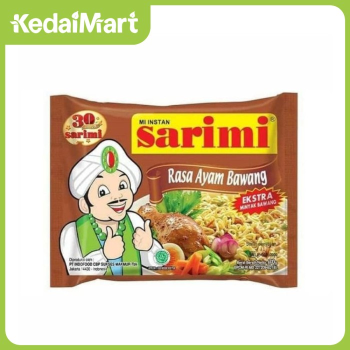 

TERBARU Sarimi Mie Instant Rasa Ayam Bawang Pcs