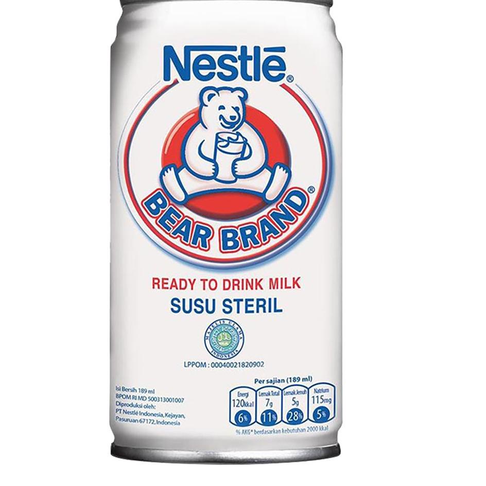 

Super Oke--SUSU BERUANG BEAR BRAND 1890 ML 189 ML SUSU SAPI STERIL 10 KALENG