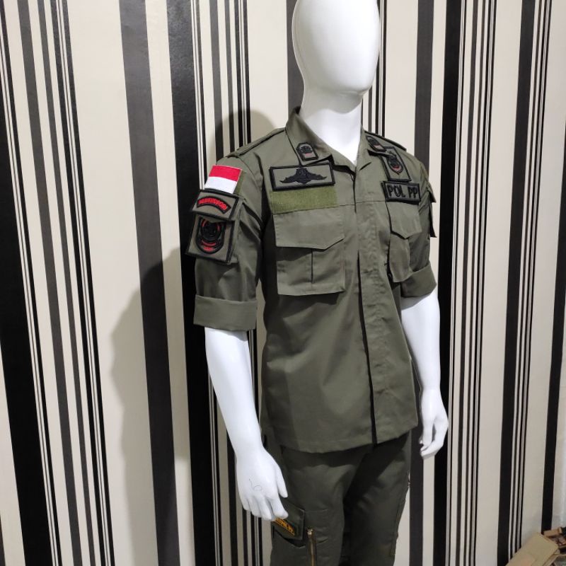 PDL POL PP/BAJU PDL SATPOL PP/LENGKAP NAMA DAN LOGO DAERAH