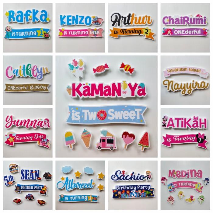 Backdrop Tulisan Dekorasi Backdrop | Tulisan Nama Backdrop | Papan Nama