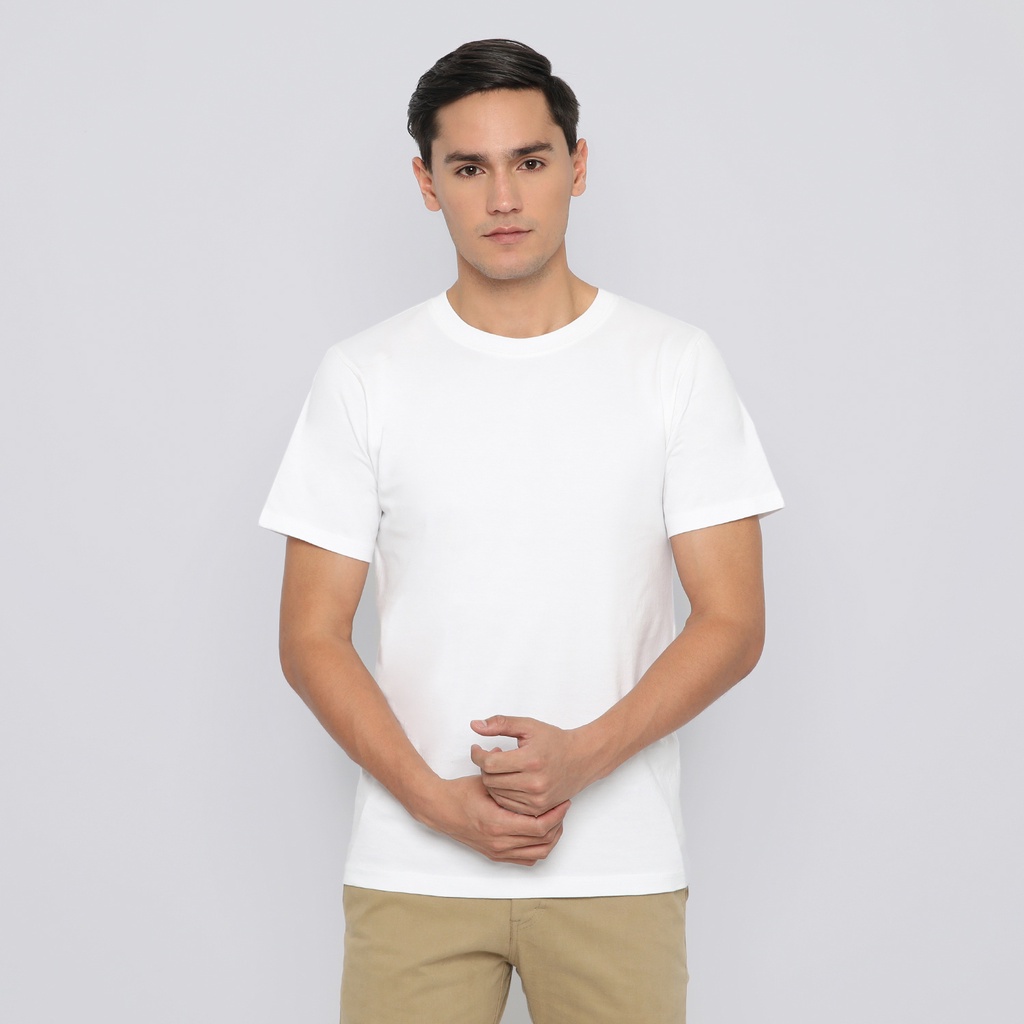 Kaos Polos Buffalo T-Shirt - Putih - F0300001