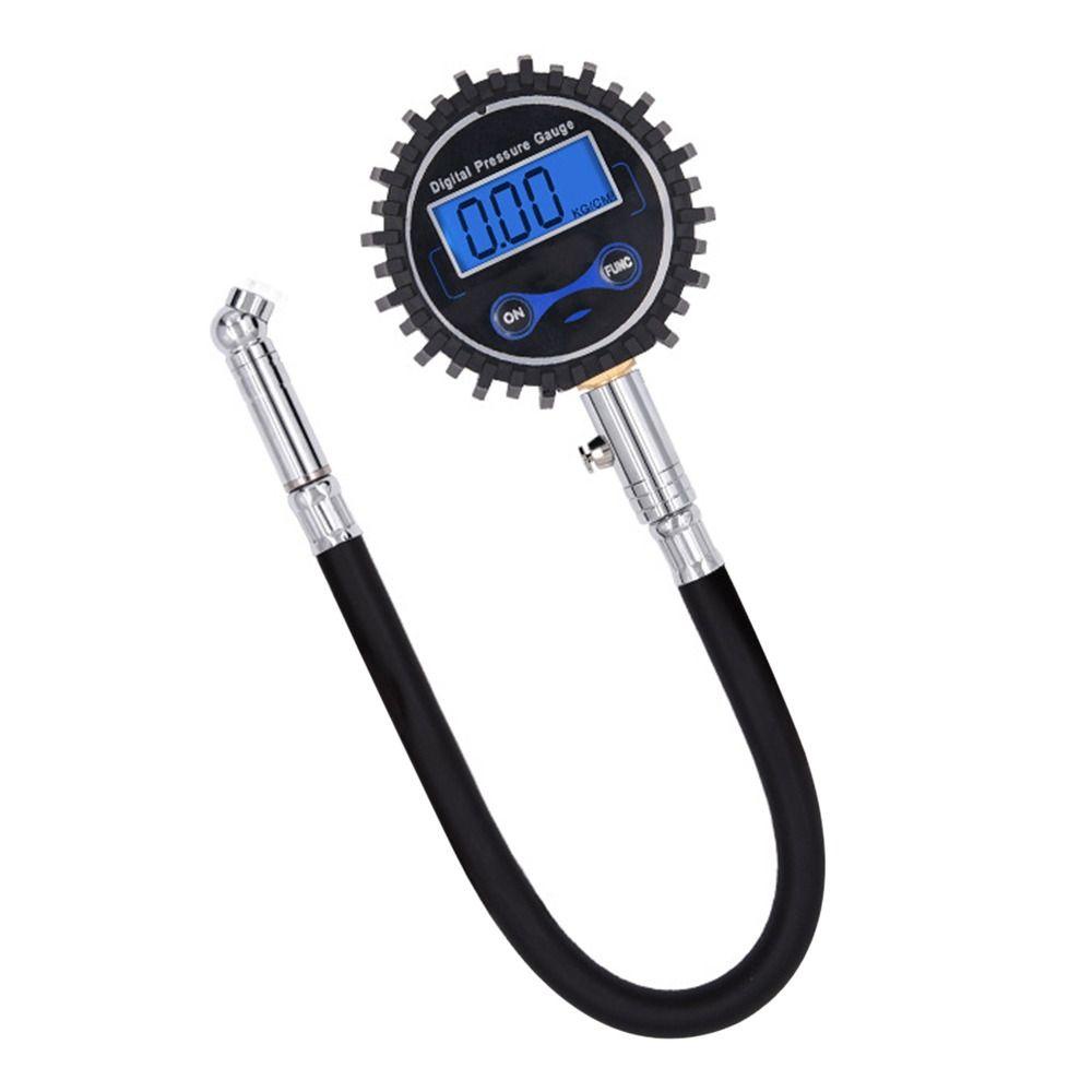 POPULAR Populer Digital Tire Pressure Gauge Backlight Presisi: 0.01Bar LCD PSI Meter