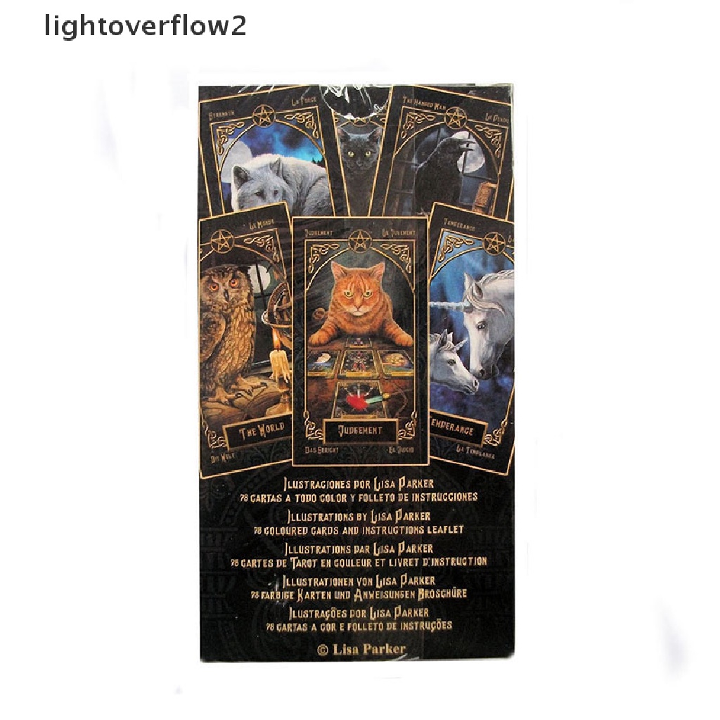 (lightoverflow2) Kartu TAROT Desain LISA PARKER FAMILIARS