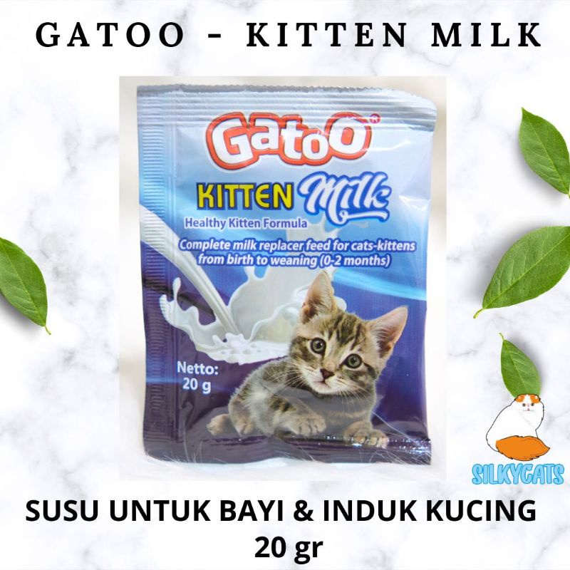 susu kucing gatoo sachet ecer 20gr.