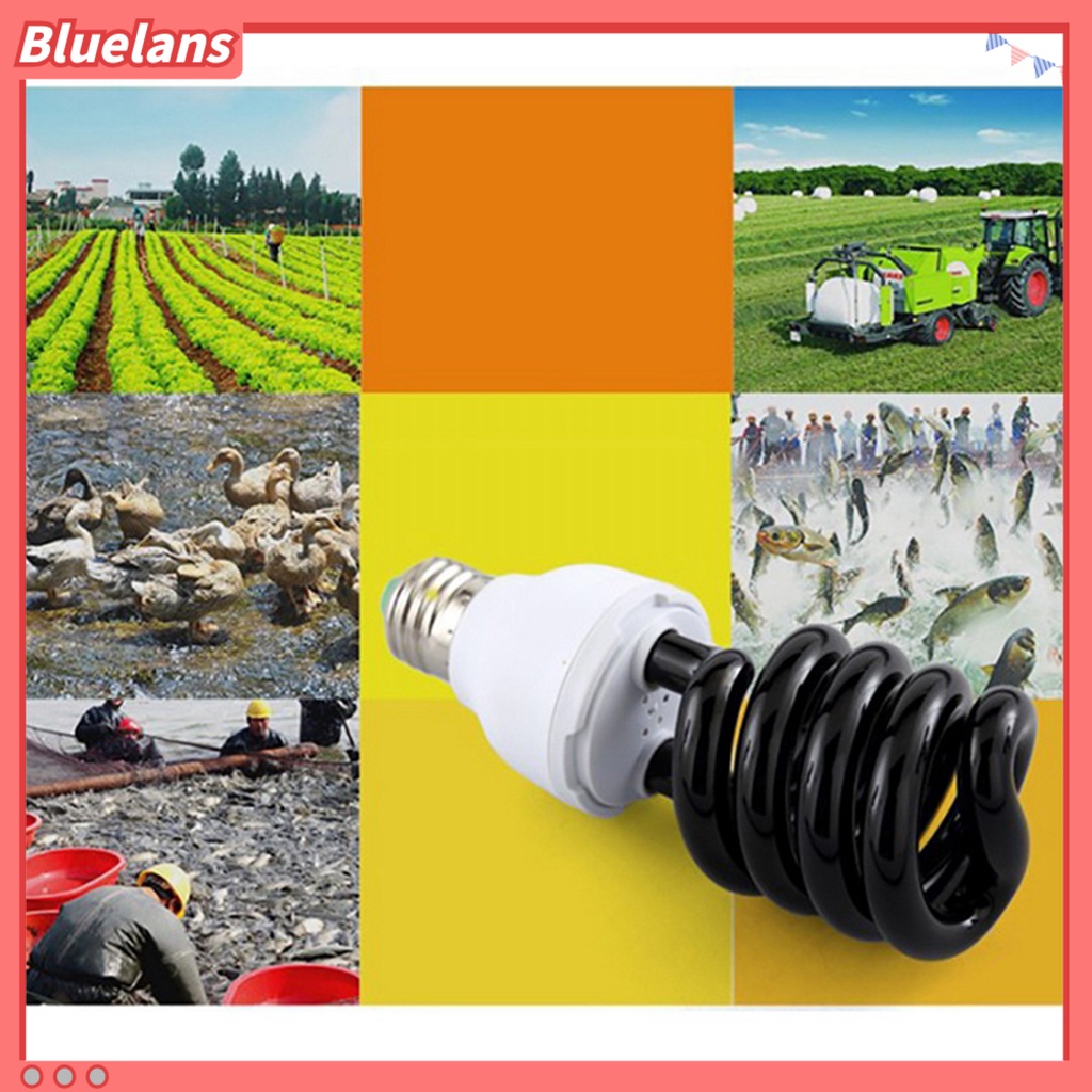 Lampu Bohlam UV Perangkap Serangga 220V Bahan Logam Untuk Menarik Serangga