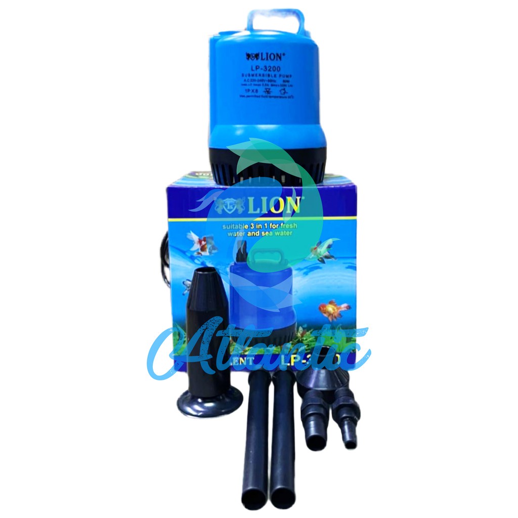 Lion LP 3200 Pompa Kolam Air Mancur Submersible Pump Fresh & Sea Water