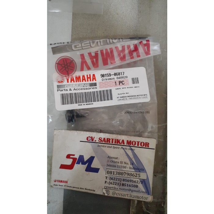 Baut Lampu Depan Nmax / Screw With Washer 90159-06817
