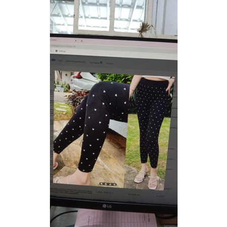 NEW LEGGING IMPORT MICKEY PUTIH FULL PRINT/LEGGING MURAH