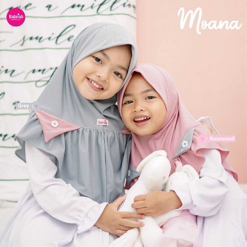 Babyjab Moana Hijab Anak Lucu Perempuan - Baby Jab Jilbab Cewek Usia 1 2 3 4 5 6 7 Tahun