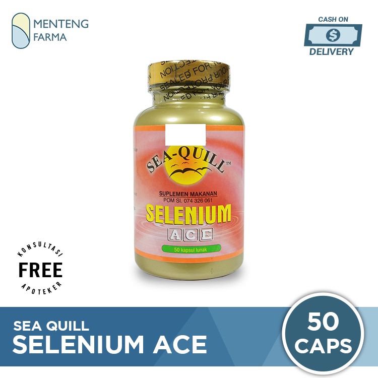 Sea Quill Selenium Plus ACE - Isi 50 Kapsul Lunak