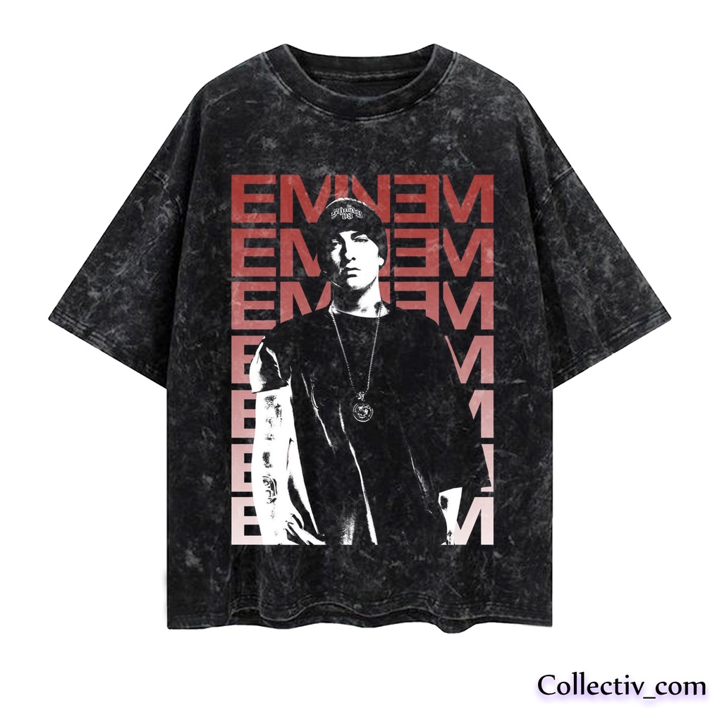 Eminem Vintage Oversized T-Shirt | Oversize Shirt | Washed T-Shirt | Eminem Rap tee