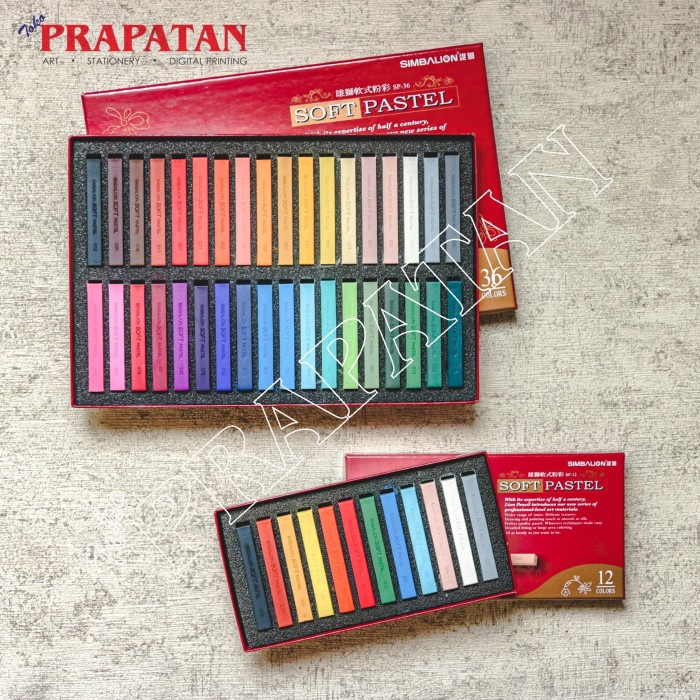 

Pastel Simbalion Soft Pastel Set 36 Warna