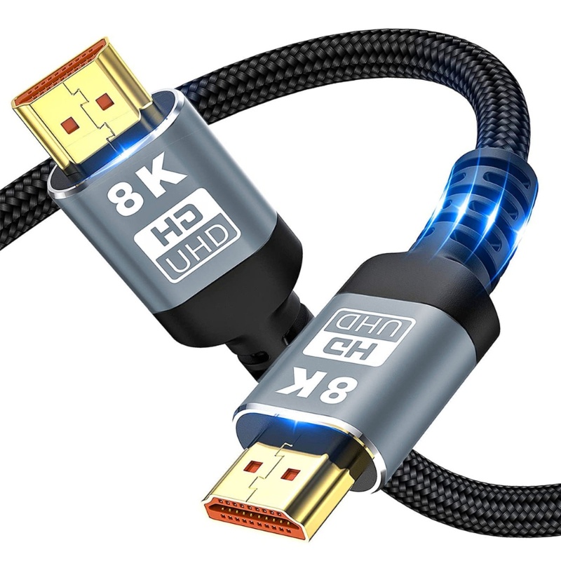 Vivi 8K High Speed 2 1kabel 8K 60Hz 4K 120Hz Untuk Ultra Experience Ethernet ARC HDCP Yang Mempesona