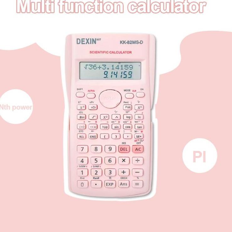 

KODEi7I2u--Mukava Kalkulator Color Function Scientific Kalkulator 24 Fungsi Kalkulasi 3 Warna 1700 - CU2