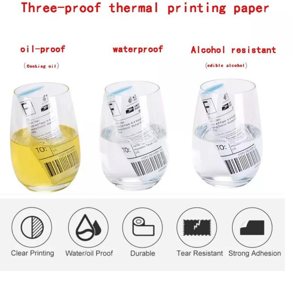 

- MN0 Label Barcode Direct Thermal 100x100 mm 100 x 100 isi 500 WATERPROOF Terbatas-