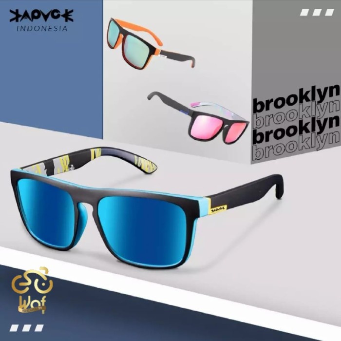 KAPVOE BROOKLYN 1 Lensa Kacamata Sepeda Bike Sunglasses Glasses Sport