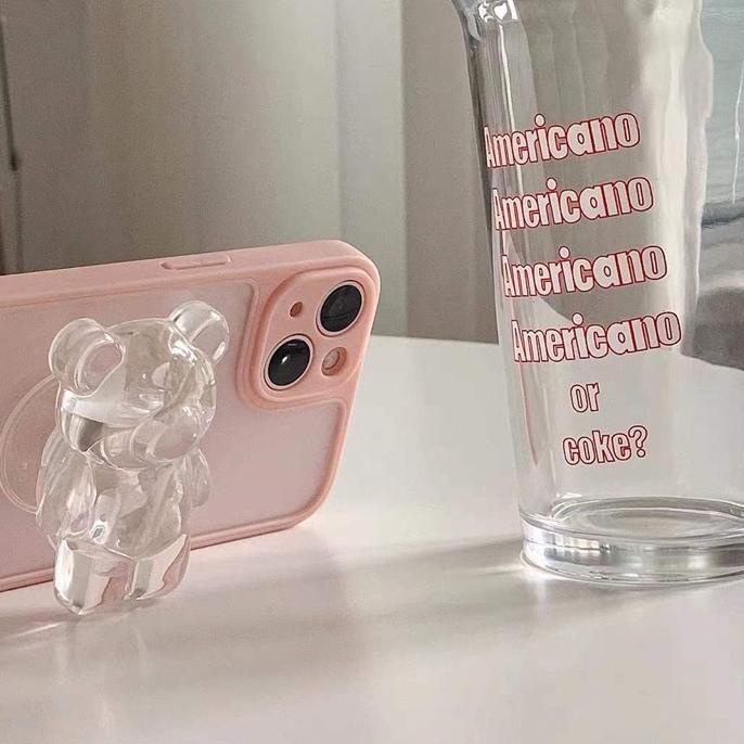 [hur] - GUMMY BEAR - Griptok 3D Resin Transparan/ Phone Holder/ Phone Grip High Quality