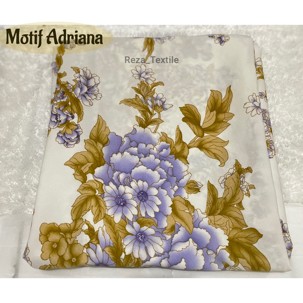 (Motif Adriana) BAHAN KAIN WOLFIS / WOLVIS MONALISA ORIGINAL GRADE A