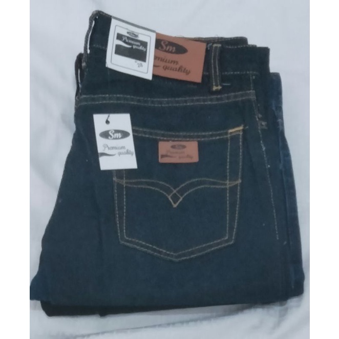 Celana Jin Standart Reguler Bahan Jin Tebal Halus kwalitas Premium