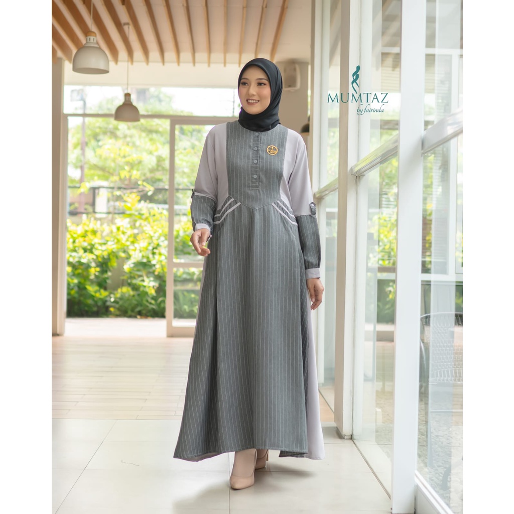 SHANUM ADHA DRESS ITYCREPE ORI BY MUMTAZ VIOLA GAMIS WANITA MEWAH FASHION MUSLIMAH CASUAL